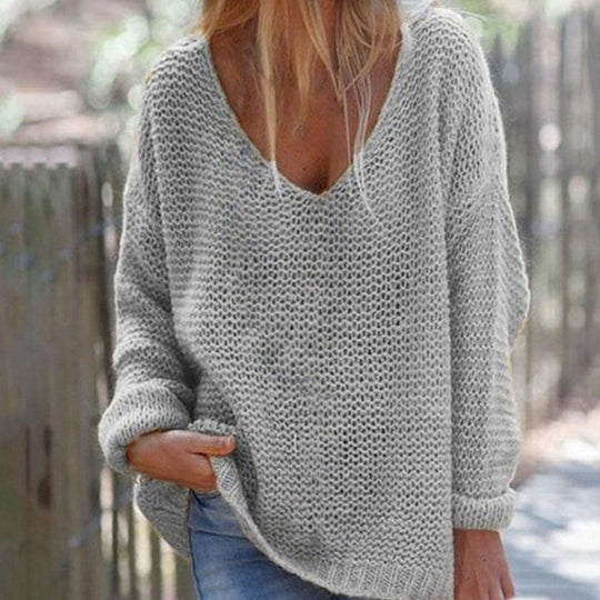 Lässiger Pullover für Damen mit lockerer Passform