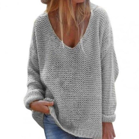 Lässiger Pullover für Damen mit lockerer Passform