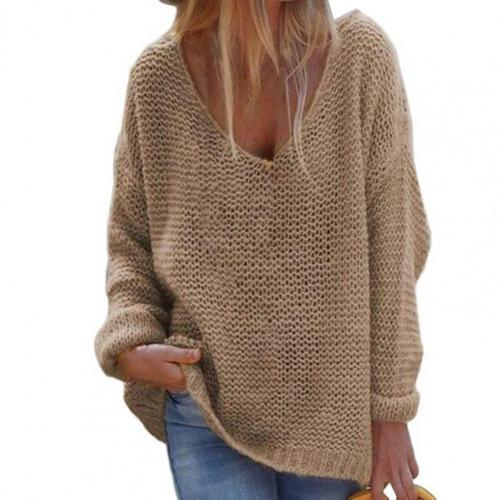 Lässiger Pullover für Damen mit lockerer Passform