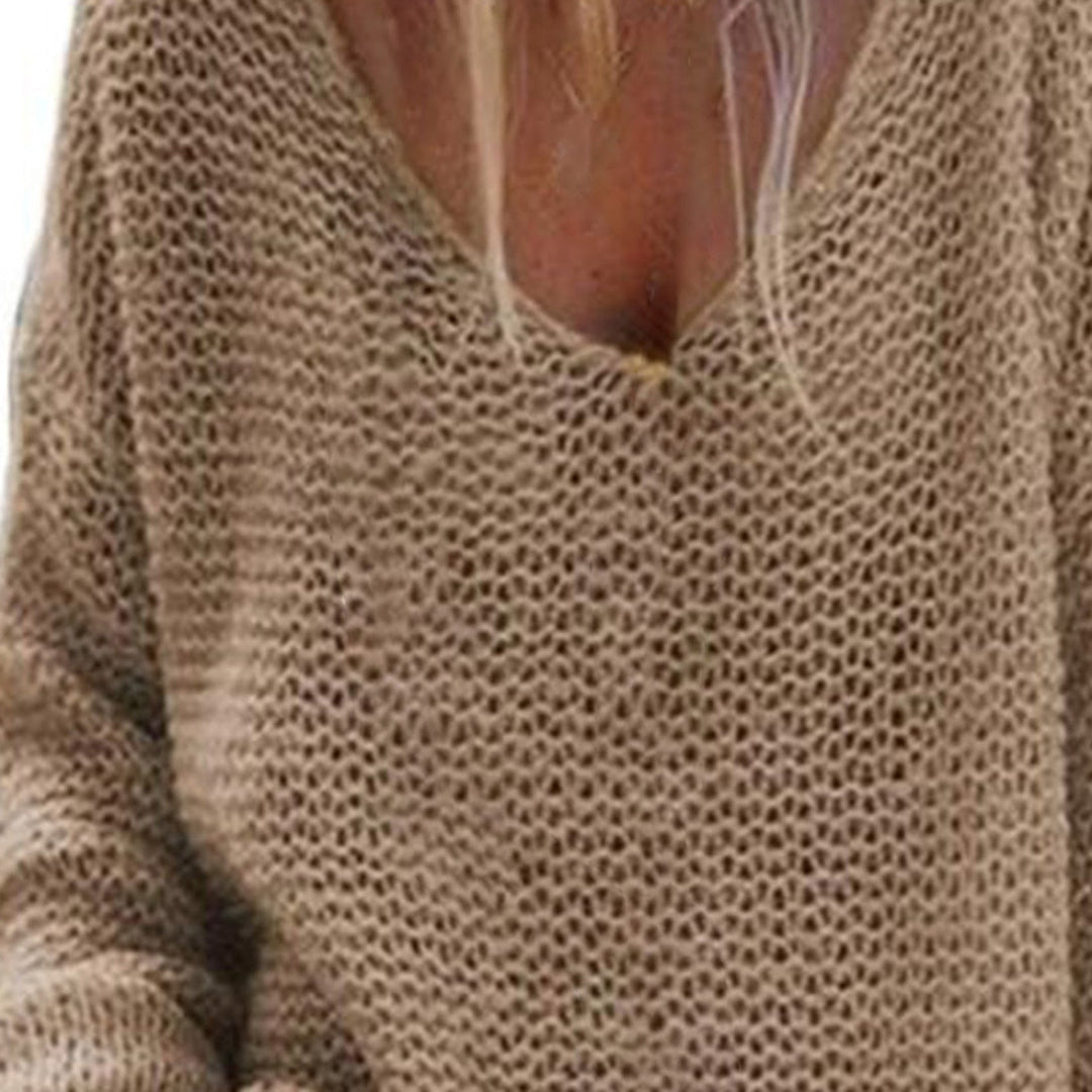 Lässiger Pullover für Damen mit lockerer Passform