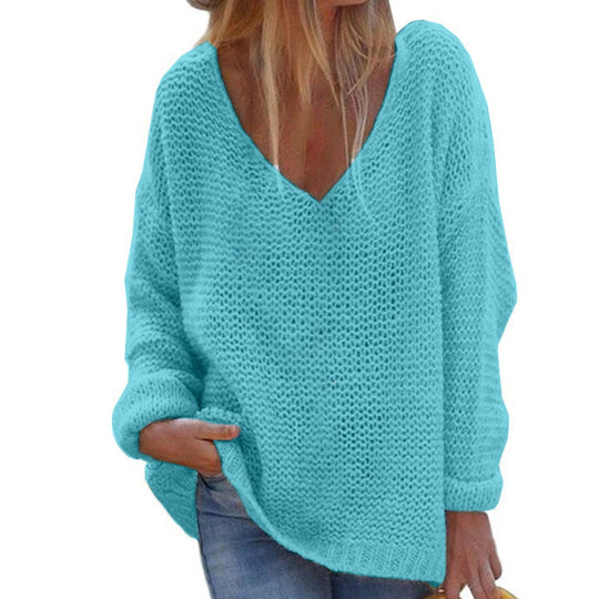 Lässiger Pullover für Damen mit lockerer Passform