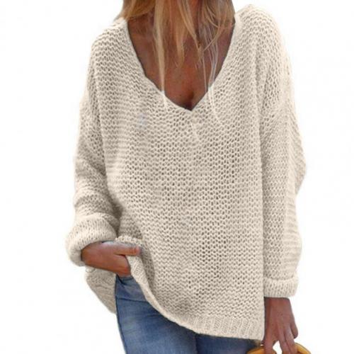 Lässiger Pullover für Damen mit lockerer Passform