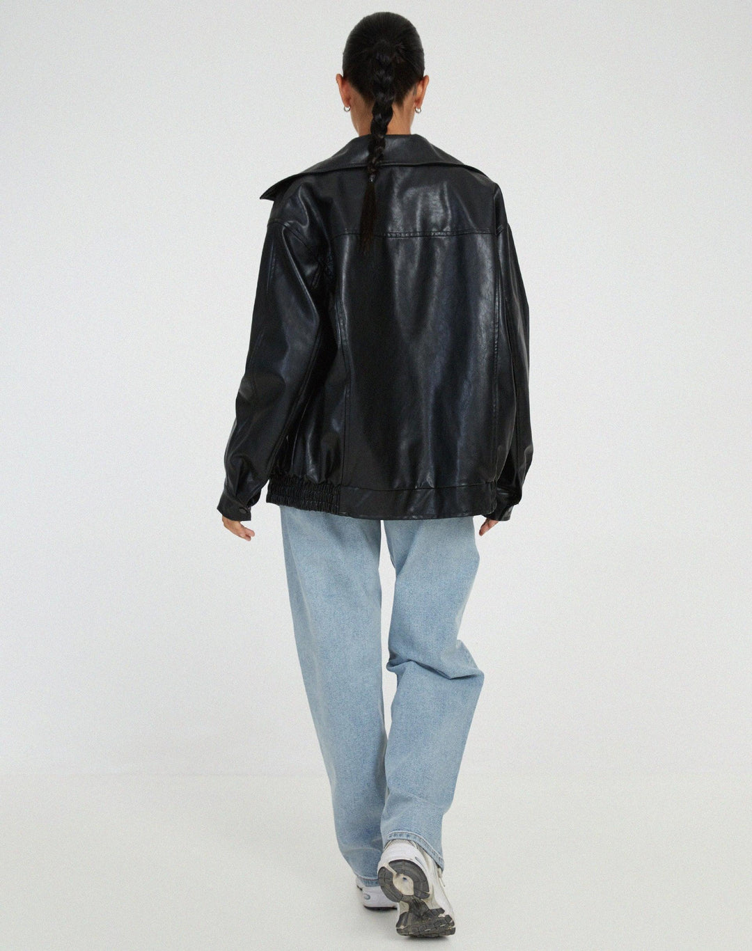 Lederjacke mit modernem Schnitt für Damen
