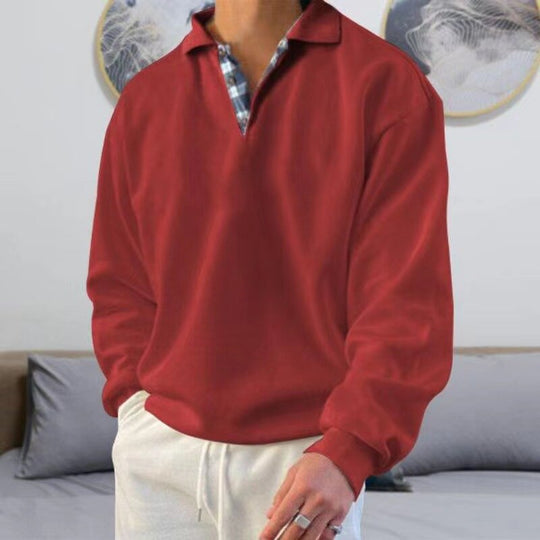 Leichter Pullover aus atmungsaktivem Material für Männer