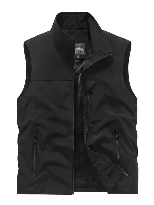Leichtes Outdoor-Weste aus atmungsaktivem Material für Herren