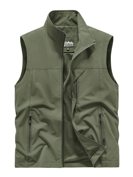 Leichtes Outdoor-Weste aus atmungsaktivem Material für Herren