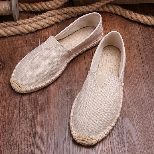 Leichtgewichtige Espadrilles Loafers aus Canvas für Männer