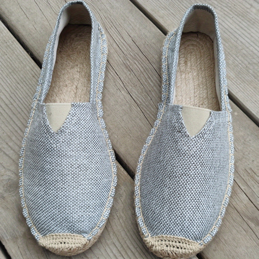 Leichtgewichtige Espadrilles Loafers aus Canvas für Männer