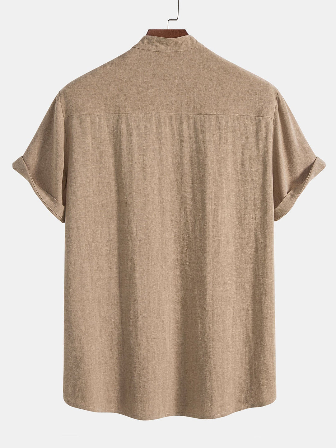 Leinen Sommer Set mit Polohemd und Hose für Männer