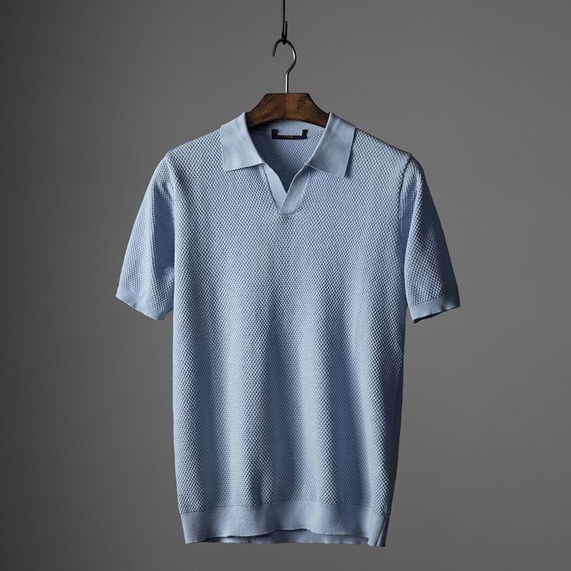 Luxuriöses Poloshirt Baumwolle Slim Fit für Herren