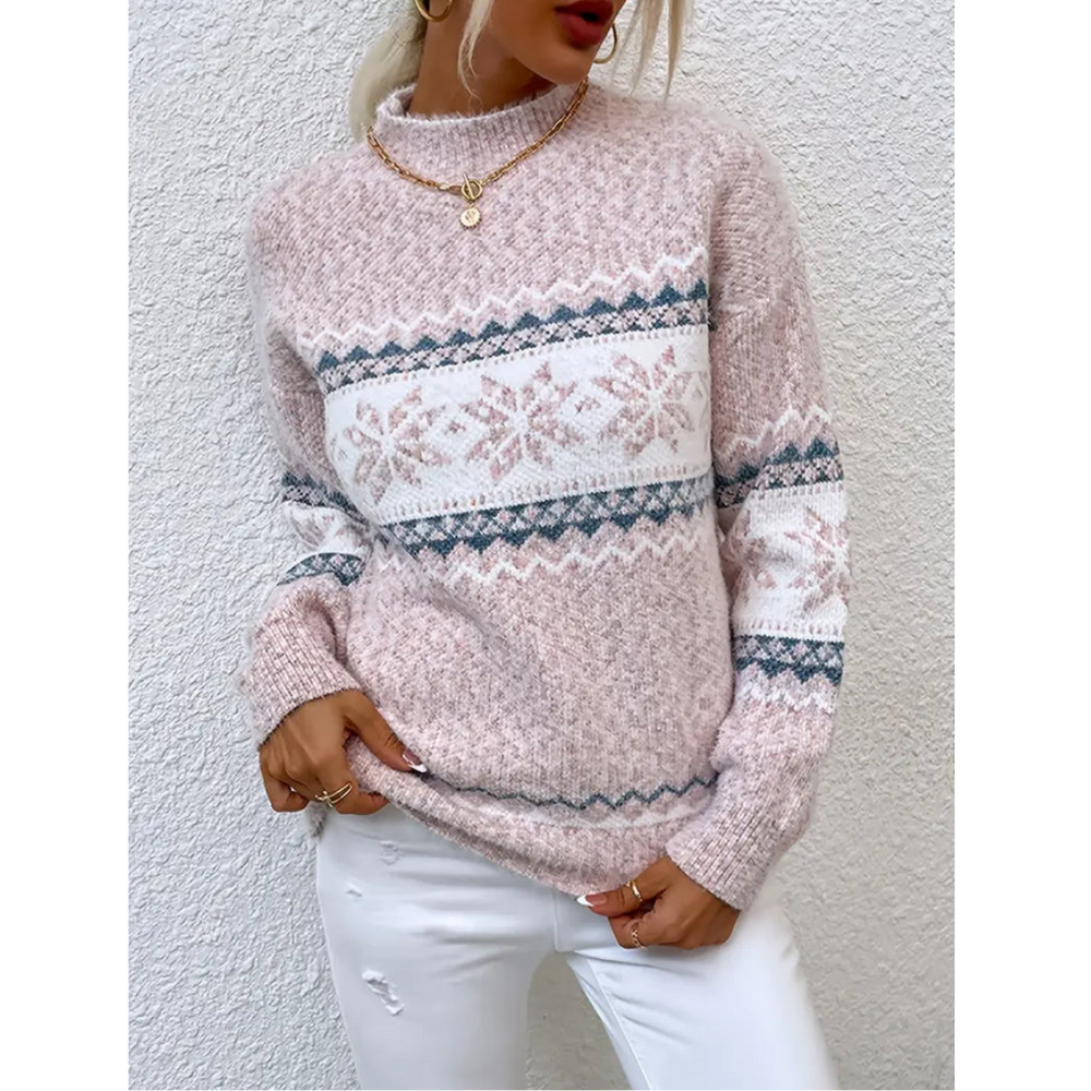 Moderner Langarmpullover für Damen mit Bequemer Passform