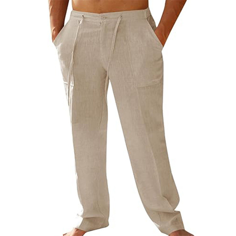 Herren Leinenhose Casual