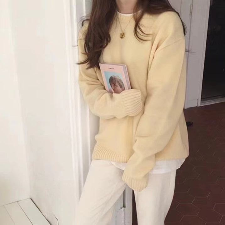 Oversized Pullover für Damen im modernen Stil