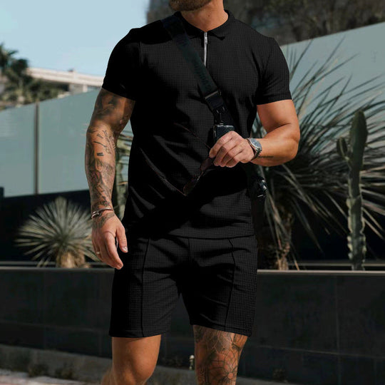 Sommer Set mit Polo und Kurze Hose für Herren