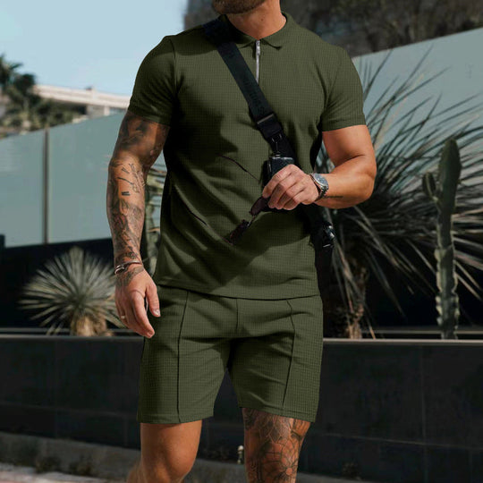 Sommer Set mit Polo und Kurze Hose für Herren