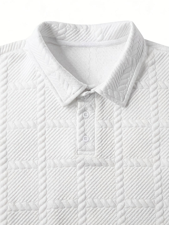 Polo Shirt Jacquard print für Herren