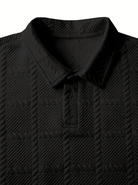 Polo Shirt Jacquard print für Herren