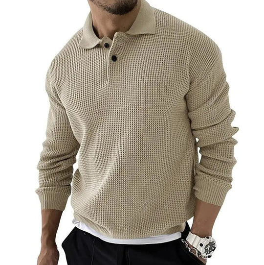 Poloshirt Strick Baumwolle für Herren