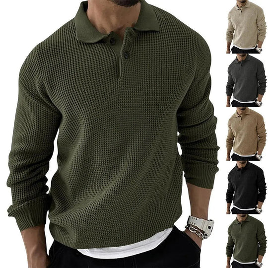 Poloshirt Strick Baumwolle für Herren