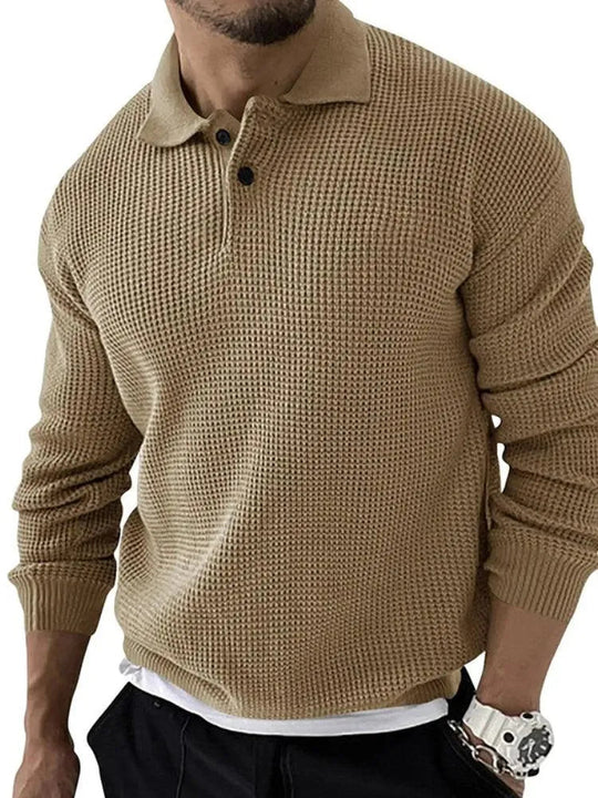 Poloshirt Strick Baumwolle für Herren