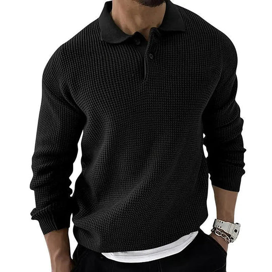 Poloshirt Strick Baumwolle für Herren