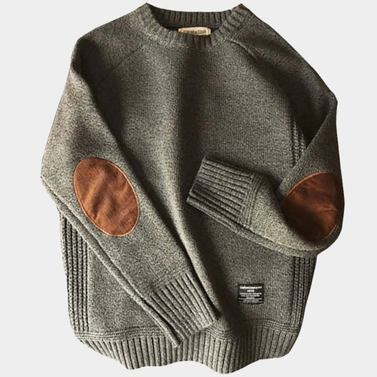 Pullover O-Ausschnitt aus hochwertigem Material für Herren