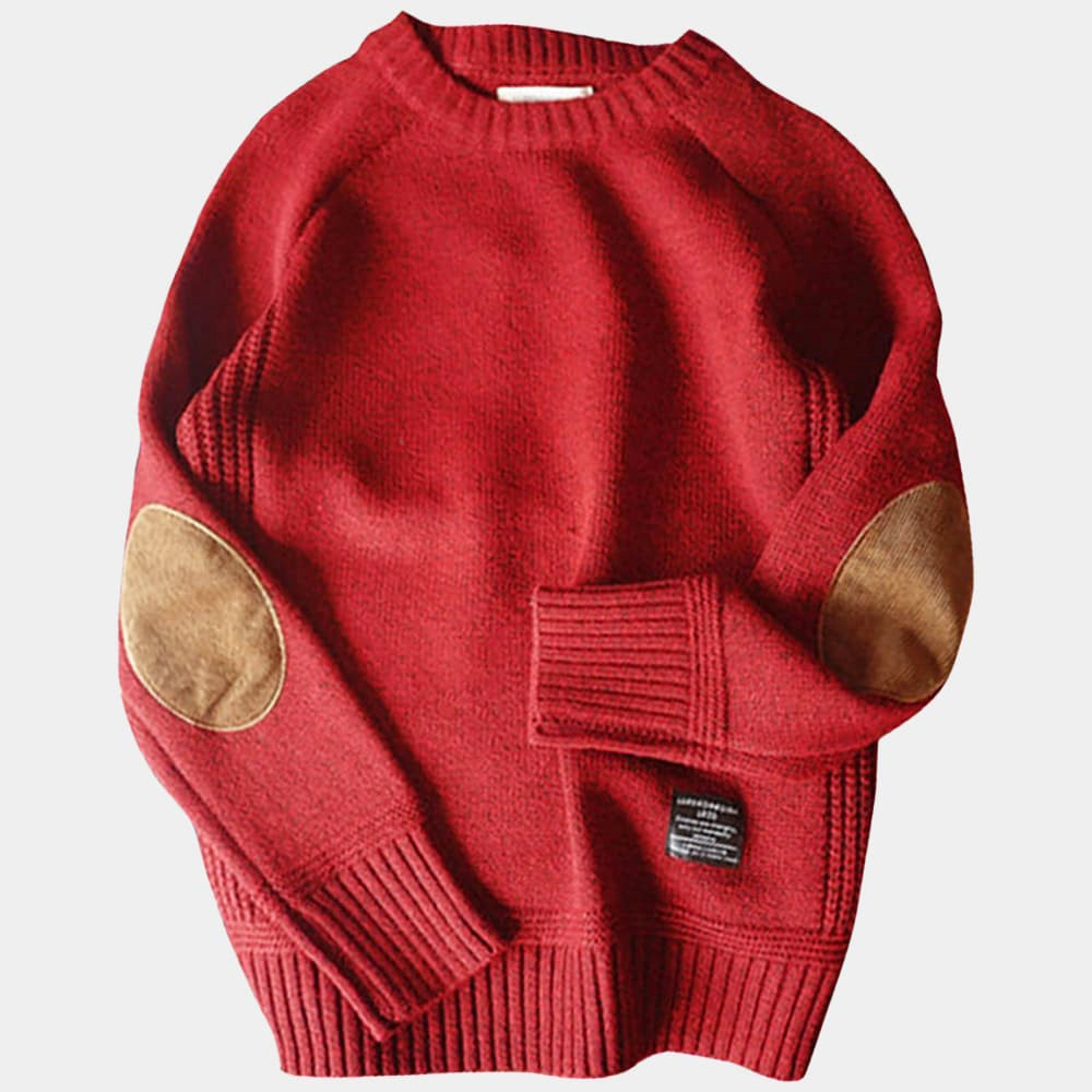 Pullover O-Ausschnitt aus hochwertigem Material für Herren