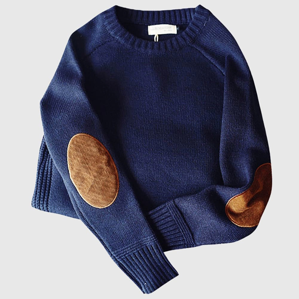 Pullover O-Ausschnitt aus hochwertigem Material für Herren