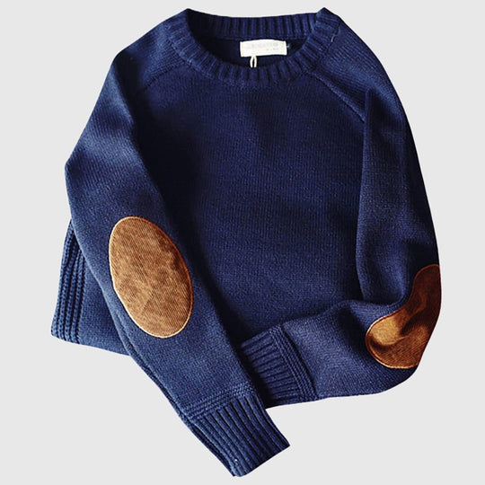 Pullover O-Ausschnitt aus hochwertigem Material für Herren