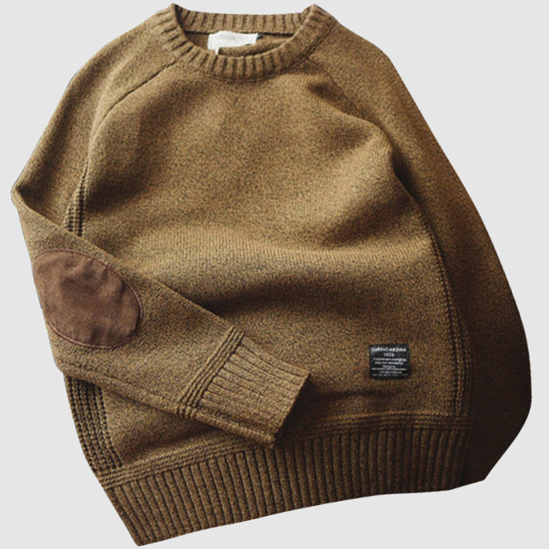 Pullover O-Ausschnitt aus hochwertigem Material für Herren