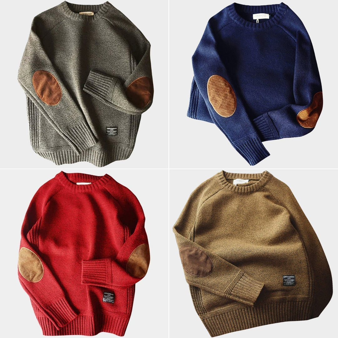 Pullover O-Ausschnitt aus hochwertigem Material für Herren