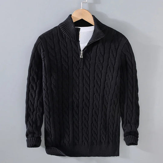 Pullover mit Stehkragen für Männer