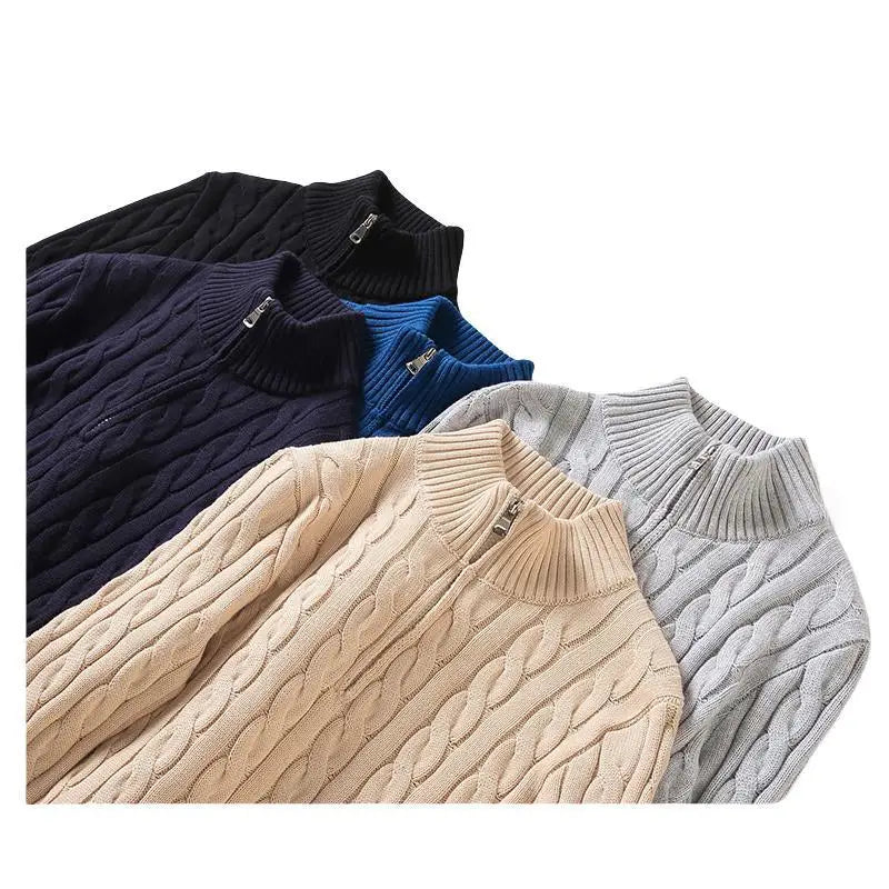 Pullover mit Stehkragen für Männer