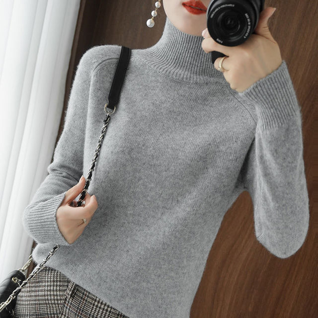 Rollkragenpullover Modern für Damen