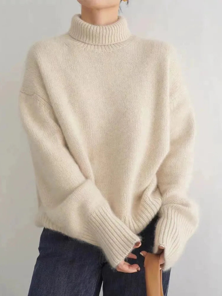 Rollkragenpullover für Damen - Bequeme Turtleneck Sweater für Stil und Komfort