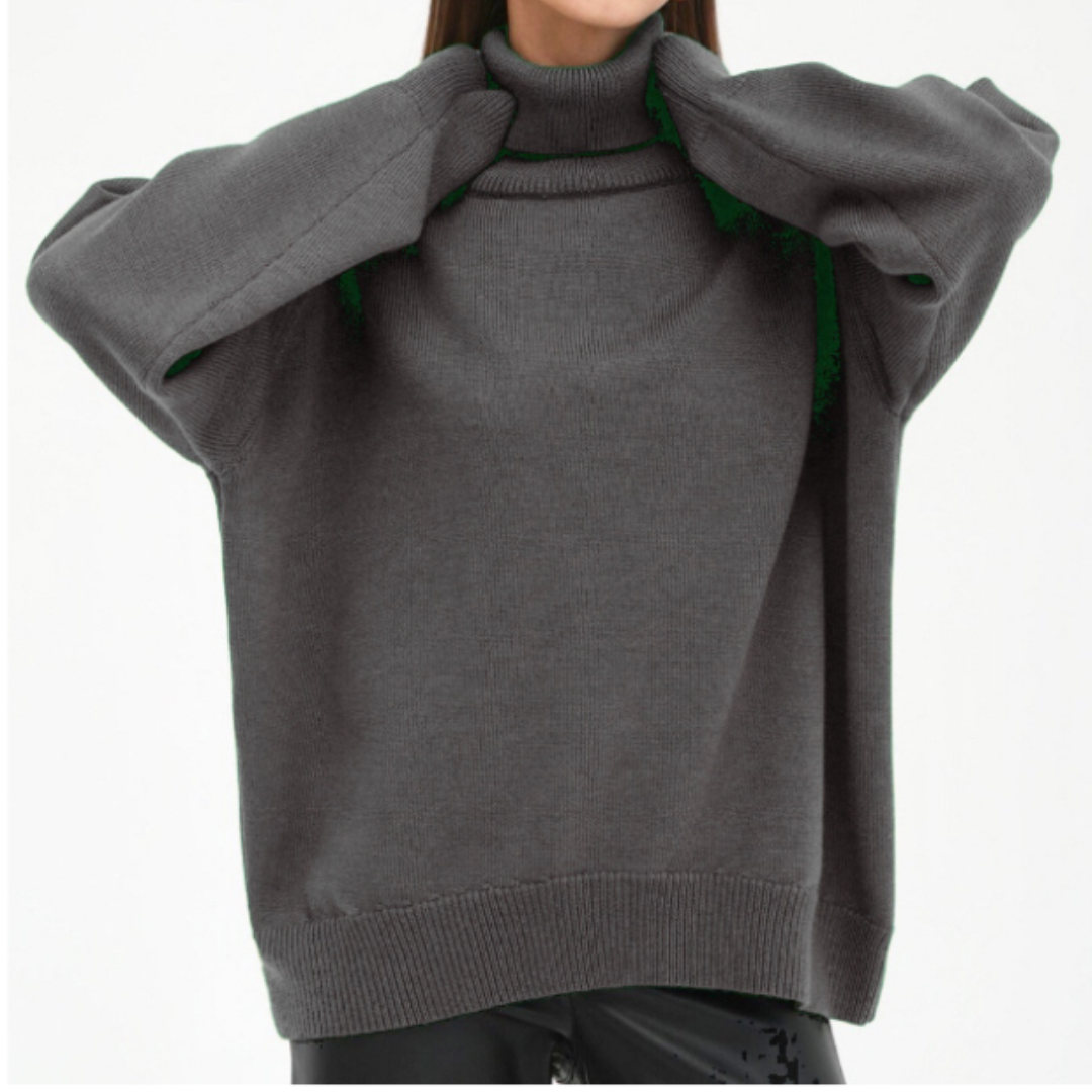 Rollkragenpullover für Damen in Modernem Design