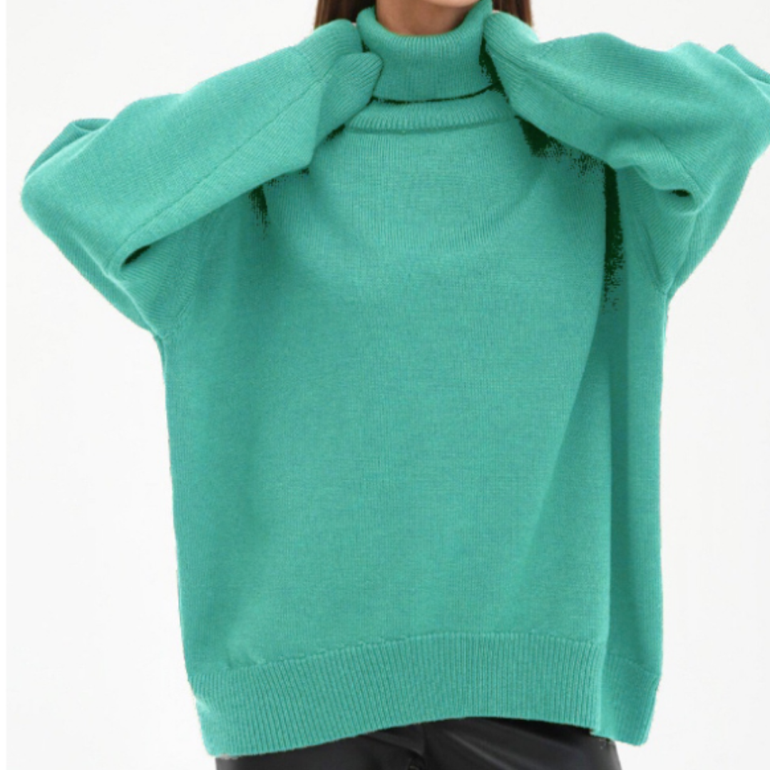 Rollkragenpullover für Damen in Modernem Design