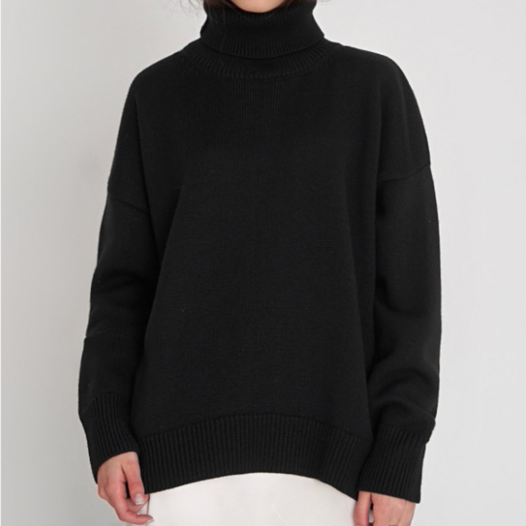 Rollkragenpullover für Damen in Modernem Design