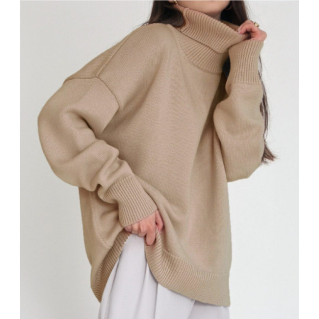 Rollkragenpullover für Damen in Modernem Design