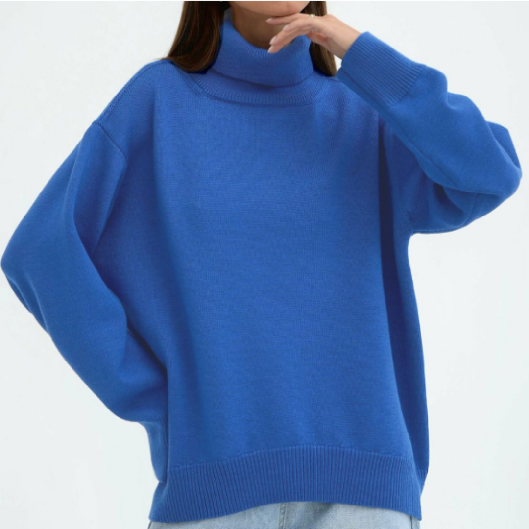 Rollkragenpullover für Damen in Modernem Design