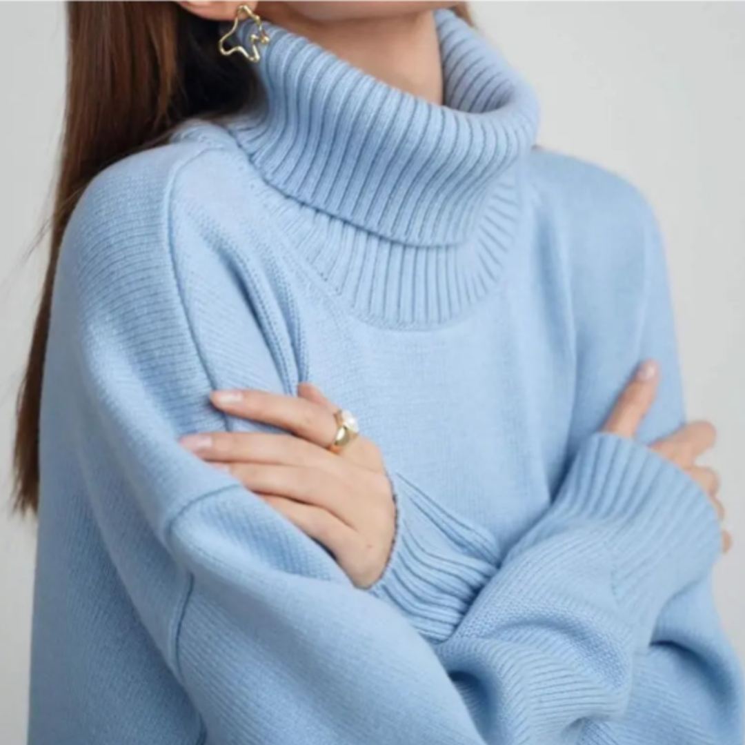 Rollkragenpullover für Damen in Modernem Design