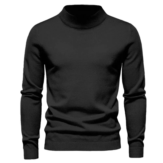 Rollkragenpullover für Herren im klassischen Winterstil