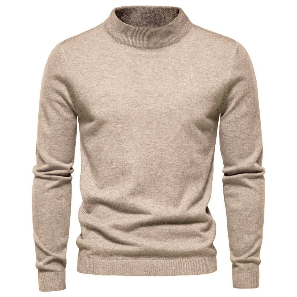 Rollkragenpullover für Herren im klassischen Winterstil