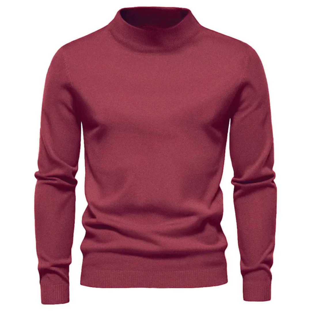 Rollkragenpullover für Herren im klassischen Winterstil