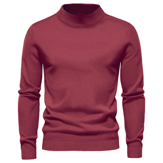 Rollkragenpullover für Herren im klassischen Winterstil