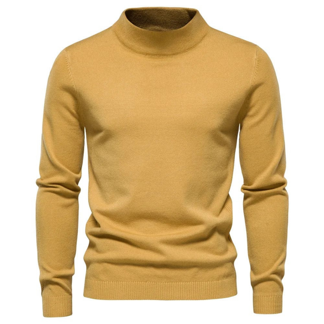 Rollkragenpullover für Herren im klassischen Winterstil