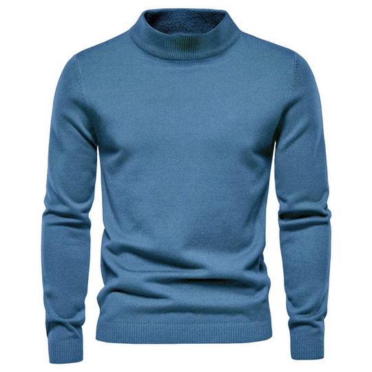Rollkragenpullover für Herren im klassischen Winterstil