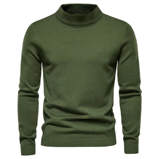 Rollkragenpullover für Herren im klassischen Winterstil