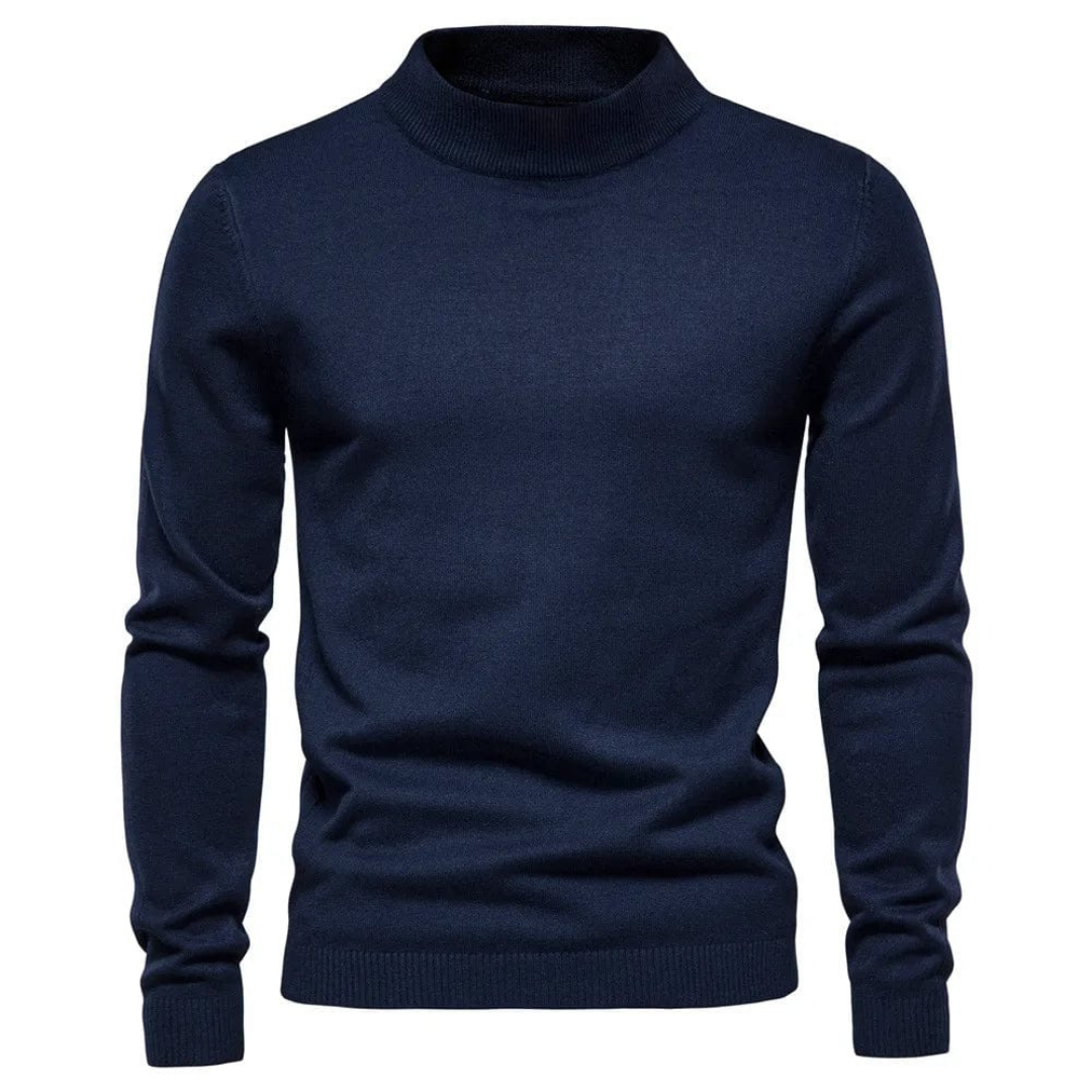 Rollkragenpullover für Herren im klassischen Winterstil