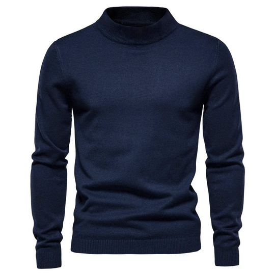 Rollkragenpullover für Herren im klassischen Winterstil